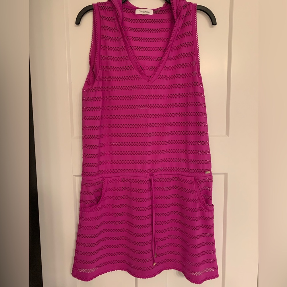 Calvin Klein Magenta Pink Cover-up Small/Medium